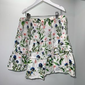 Revolve dRA Los Angeles Floral Mini Skirt